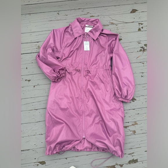 A New Day • Femme Rain Jacket - Periwinkle / Bomber Tunic Length - Picture 8 of 9